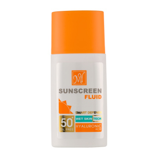 my ضد آفتاب فلوئید مای مدل هیالورونیک اسید SPF50 حجم 50 میلی لیتر